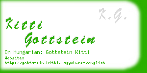 kitti gottstein business card